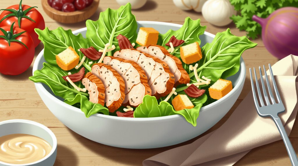Cerchi il perfetto equilibrio di sapori nella tua keto salad? Scopri 5 tecniche per preparare una Caesar Salad Chetogenica che stupirà tutti. Impara i segreti degli chef!