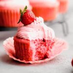 Cupcake alle Fragole Vegani
