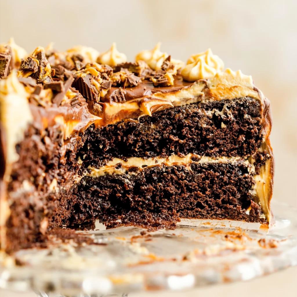 Torta Cioccolato Burro Arachidi Vegana 18 Torta Cioccolato Burro Arachidi