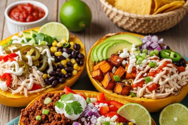 Spaghetti Squash Burrito Bowls